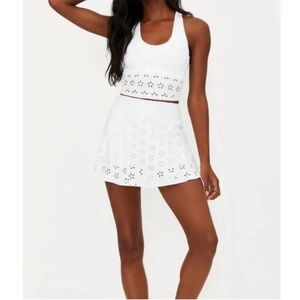 Beach Riot White Skort